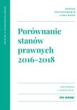 Okładka książki Porównanie stanów prawnych KPC 2016-2018