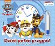 Okładka książki 'Psi Patrol. Napisz to... która godzina?  Dzień pełen przygód'