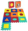 Opakowanie Puzzle piankowe 10 elementów Kształty