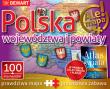 Okładka książki Puzzle: Polska-województwa i powiaty+atlas