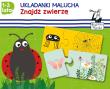 Układanki malucha Znajdź zwierzę. Autor: Daria Brzezińska. Dadada.pl Okładka książki Układanki malucha Znajdź zwierzę