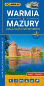 Okładka książki Warmia i Mazury Mapa atrakcji turystycznych