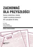 Okładka książki Zachować dla przyszłości