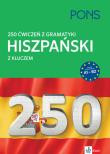 Okładka książki 250 ćwiczeń Gramatyka Hiszpański