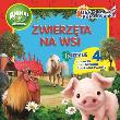 Okładka książki 'Animal Club. Układanka-kolorowanka PUZZLE  Zwierzęta na wsi'