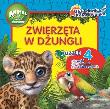 Okładka książki Animal Club.Układanka-kolorowanka - Zwierzęta na w dżungli. PUZZLE