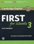 Opakowanie Cambridge English First for Schools 3 with answers with Audio