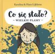 Co się stało Wielkie plamy. Autor: Karolina Lijklema, Lijklema Hans. Dadada.pl Okładka książki Co się stało Wielkie plamy