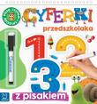 Cyferki przedszkolaka 5-6 lat. Seria z pisakiem. Piszę, liczę i zmazuję. Autor: Opracowanie zbiorowe. Dadada.pl Okładka książki Cyferki przedszkolaka 5-6 lat. Seria z pisakiem. Piszę, liczę i zmazuję