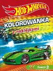 Okładka książki Hot Wheels. Kolorowanka z naklejkami. Zeszyt 2