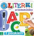 Literki przedszkolaka 5-6 lat, seria z pisakiem. Piszę, czytam i zmazuję. Autor: Opracowanie zbiorowe. Dadada.pl Okładka książki Literki przedszkolaka 5-6 lat, seria z pisakiem. Piszę, czytam i zmazuję