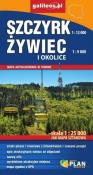 Mapa sztabowa - Szczyrk, Żywiec i okolice 1:25 000. Autor: Opracowanie zbiorowe. Dadada.pl Okładka książki Mapa sztabowa - Szczyrk, Żywiec i okolice 1:25 000