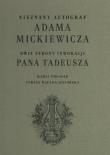 Okładka książki Nieznany autograf Adama Mickiewicza