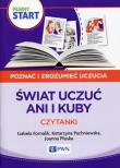 Pewny Start Poznać i zrozumieć uczucia Świat uczuć Ani i Kuby Czytanki. Autor: Izabela Fornalik, Pachniewska Katarzyna, Płuska Joanna. Dadada.pl Okładka książki Pewny Start Poznać i zrozumieć uczucia Świat uczuć Ani i Kuby Czytanki