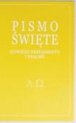 Pismo Św. Nowy Testament z psalmami (żółte). Autor: ks. bp. Romaniuk Kazimierz. Dadada.pl Okładka książki Pismo Św. Nowy Testament z psalmami (żółte)