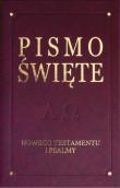 Pismo Święte Nowego Testamentu i Psalmy. Autor: ks. bp. Romaniuk Kazimierz. Dadada.pl Okładka książki Pismo Święte Nowego Testamentu i Psalmy