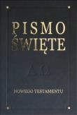 Pismo Święte Nowego Testamentu. Autor: ks. bp. Romaniuk Kazimierz. Dadada.pl Okładka książki Pismo Święte Nowego Testamentu