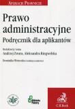 Okładka książki Prawo administracyjne Podręcznik dla aplikantów