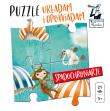 Puzzle Układam i opowiadam Spadochroniarze. Autor: Opracowanie zbiorowe. Dadada.pl Okładka książki Puzzle Układam i opowiadam Spadochroniarze