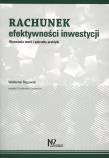 Rachunek efektywności inwestycji. Autor: Rogowski Waldemar. Dadada.pl Okładka książki Rachunek efektywności inwestycji