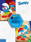 Smerfy. Pokoloruj według kodu. Autor: Adrianna Zabrzewska. Dadada.pl Okładka książki Smerfy. Pokoloruj według kodu