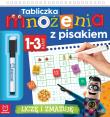 Tabliczka mnożenia z pisakiem. Klasy 1-3. Liczę i zmazuję. Autor: Opracowanie zbiorowe. Dadada.pl Okładka książki Tabliczka mnożenia z pisakiem. Klasy 1-3. Liczę i zmazuję