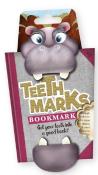 Okładka książki Teeth Marks - zakładka 'zębowa' - Hipopotam