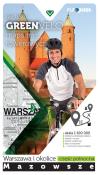 Okładka książki Warszawa i okolice mapa tras rowerowych