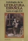 Okładka książki Antología de la literatura española hasta el siglo XIX
