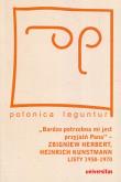 Bardzo potrzebna mi jest przyjaźń Pana. Autor: oprac. Marek Zybura. Dadada.pl Okładka książki Bardzo potrzebna mi jest przyjaźń Pana