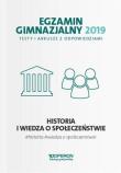 Egzamin gimnazjalny -Testy hist. i WOS 2019 OPERON. Autor: Balicki Adam, Pustuła Edyta, Smuda Marek, Judek Dariusz. Dadada.pl Okładka książki Egzamin gimnazjalny -Testy hist. i WOS 2019 OPERON