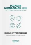 Egzamin gimnazjalny - Testy przyrod. 2019 OPERON. Autor: praca zbiorowa. Dadada.pl Okładka książki Egzamin gimnazjalny - Testy przyrod. 2019 OPERON