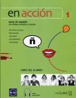 En accion 1 podręcznik. Autor: Verdia Elena, Marisa Gonzalez, Felipe Martin. Dadada.pl Okładka książki En accion 1 podręcznik