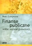 Okładka książki FINANSE PUBLICZNE WOBEC WYZWAŃ GLOBALIZACJI