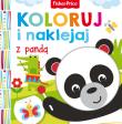 Okładka książki Fisher Price. Koloruj i naklejaj z pandą