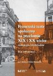 Okładka książki Francuski teatr społeczny na przełomie XIX i XX w.