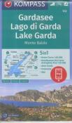 Gardasee/Lago di Garda/Lake Garda 1:50 000 Kompass. Autor: praca zbiorowa. Dadada.pl Okładka książki Gardasee/Lago di Garda/Lake Garda 1:50 000 Kompass