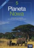 Geografia SP 5 Planeta Nowa Podr. NE. Autor: Szlajfer Feliks, Zaniewicz Zbigniew, Rachwał Tomasz. Dadada.pl Okładka książki Geografia SP 5 Planeta Nowa Podr. NE