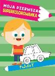 Okładka książki Moja pierwsza superkolorowanka. Pojazdy