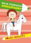 Okładka książki Moja pierwsza superkolorowanka. Wiejskie zwierzęta