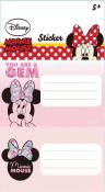 Opakowanie Naklejki na zeszyt Minnie