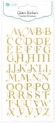 Okładka książki Naklejki z brokatem - alfabet 50szt
