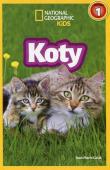 National Geographic Kids. Koty. Poziom 1. Autor: Galat Joan Marie. Dadada.pl Okładka książki National Geographic Kids. Koty. Poziom 1