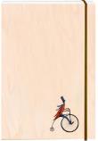Opakowanie Notatnik ozdobny drewniany A6 Rower retro