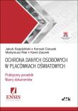 Okładka książki Ochrona danych osobowych w placówkach oświat PGK1260E