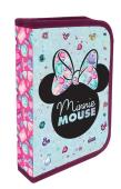 Opakowanie Piórnik 1 suwak 2 klapkowy z wyposażeniem Minnie