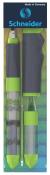 Opakowanie Pióro wieczne Schneider Base Kid L szare/zielone