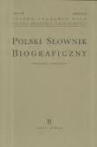Okładka książki Polski Słownik Biograficzny z.212 T.52/1