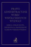 Opakowanie Prawo administracyjne wobec współczesnych wyzwań