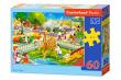 Opakowanie Puzzle 60 Zoo Visit CASTOR